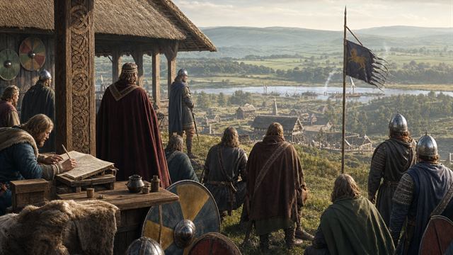 Anglo-Saxon hall and early English settlement