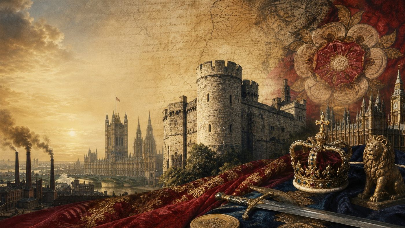 Historical collage of England